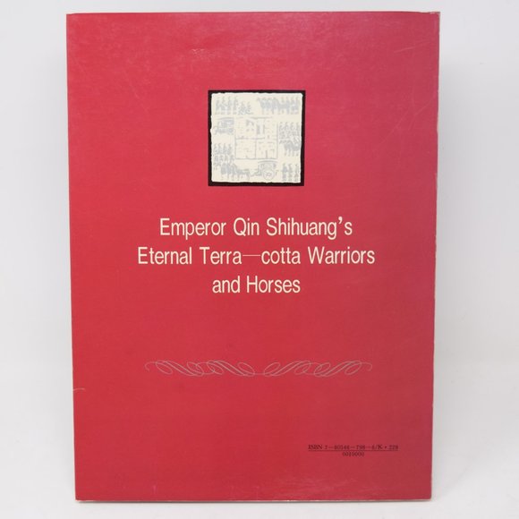 Emperor Qin Shihuang Eternal Terra Cotta Warriors Horses Archeology Signed Vtg - Picture 2 of 16